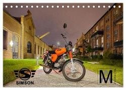 Simson S51c (Tischkalender 2024 DIN A5 quer) - CALVENDO Monatskalender