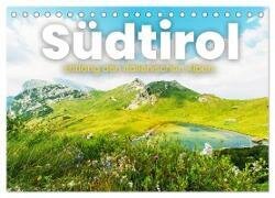 Südtirol - Entlang der italienischen Alpen. (Tischkalender 2024 DIN A5 quer), CALVENDO Monatskalender