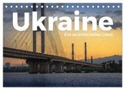 Ukraine - Ein wundervolles Land. (Tischkalender 2024 DIN A5 quer), CALVENDO Monatskalender