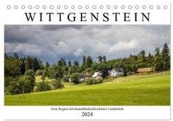 Wittgenstein ¿ Eine Region mit beeindruckend schöner Landschaft (Tischkalender 2024 DIN A5 quer) - CALVENDO Monatskalender