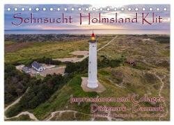 Sehnsucht Holmsland Klit ¿ Impressionen und Collagen (Tischkalender 2024 DIN A5 quer) - CALVENDO Monatskalender