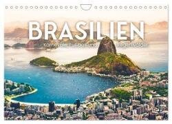 Brasilien - Karnevale, Fußball und Regenwälder. (Wandkalender 2024 DIN A4 quer), CALVENDO Monatskalender