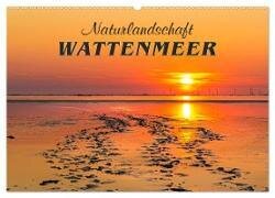 Naturlandschaft WATTENMEER (Wandkalender 2024 DIN A2 quer) - CALVENDO Monatskalender