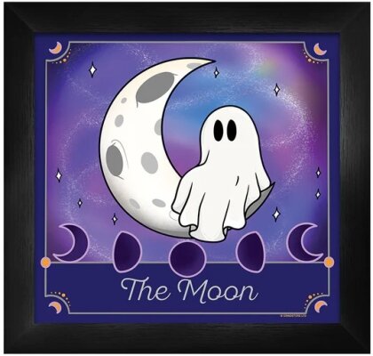 Galaxy Ghouls: The Moon - Framed Print