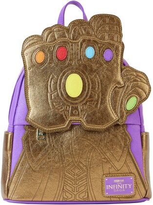 Loungefly: Marvel - Shine Thanos Gauntlet Mini Backpack