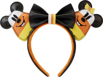 Loungefly: Disney - Mickey and Friends Candy Corn Mickey and Minnie Ears Headband