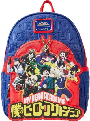 Loungefly: My Hero Academia - Group Debossed Logo Mini Backpack