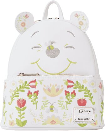 Loungefly: Disney - Winnie the Pooh Cosplay Folk Floral Mini Backpack