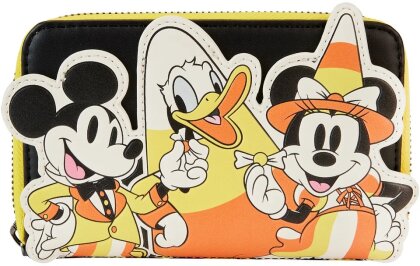 Loungefly: Disney - Mickey and Friends Candy Corn Zip Around Wallet