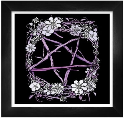 Pagan Pentagram - Framed Print