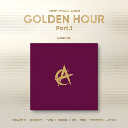 Ateez (K-Pop) - GOLDEN HOUR: Part1 - 10th Mini Album (Digipack)