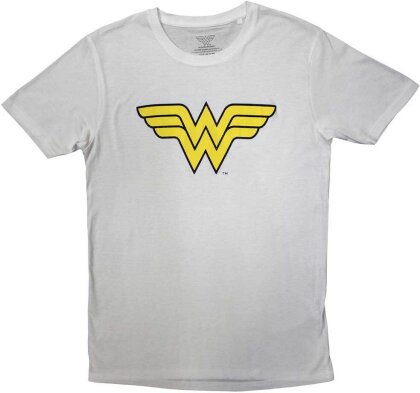 DC Comics Unisex T-Shirt: Wonder Woman - Yellow Logo