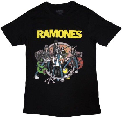 Ramones Unisex T-Shirt - Cartoon Band