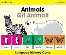 Wordplay Language Memory Cards-Animals (English-Italian)