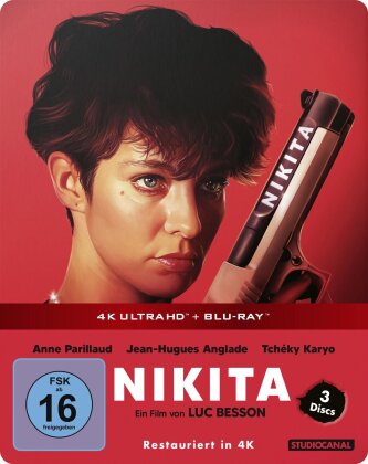 Nikita (1990) (Limited Edition, Restaurierte Fassung, Steelbook, 4K Ultra HD + 2 Blu-rays)