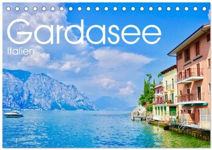 Gardasee, Italien (Tischkalender 2025 DIN A5 quer) - CALVENDO Monatskalender