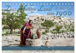 Das Heilige Land um 1900 - Fotos neu restauriert und koloriert (Tischkalender 2024 DIN A5 quer), CALVENDO Monatskalender