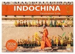 INDOCHINA - Faszination Erde (Tischkalender 2024 DIN A5 quer), CALVENDO Monatskalender