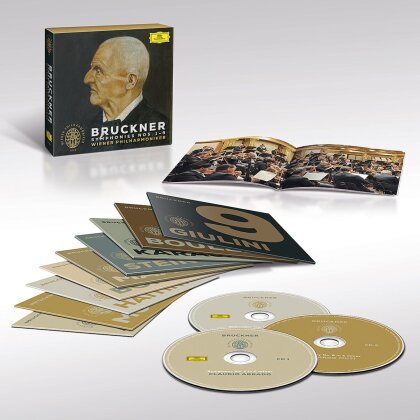 Wiener Philharmoniker & Anton Bruckner (1824-1896) - Symphonies 1 - 9 (9 CDs)