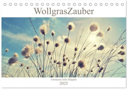 Wollgraszauber (Tischkalender 2025 DIN A5 quer) - CALVENDO Monatskalender