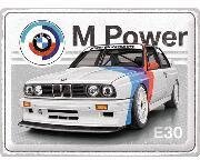 BMW Motorsport - M Power E30 30x40cm Blechschild