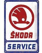 Skoda - Service 20x30cm Blechschild