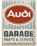 Blechschild. Audi - Garage