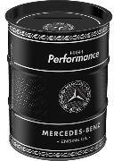 Spardose Ölfass. Mercedes-Benz - Engine Oil