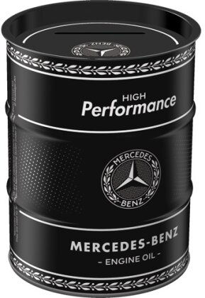 Spardose Ölfass. Mercedes-Benz / Engine Oil