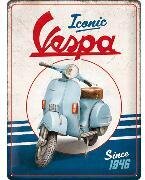 Vespa - Iconic since 1946 30x40cm Blechschild
