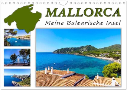 MALLORCA, Meine Balearische Insel (Wandkalender 2025 DIN A4 quer) - CALVENDO Monatskalender