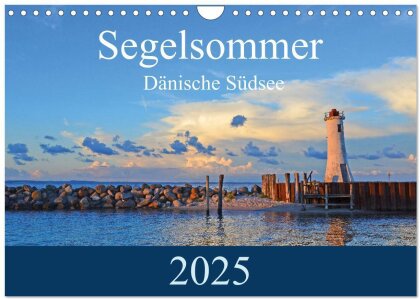 Segelsommer - Dänische Südsee (Wandkalender 2025 DIN A4 quer), CALVENDO Monatskalender