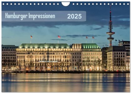 Hamburger Impressionen 2025 (Wandkalender 2025 DIN A4 quer) - CALVENDO Monatskalender