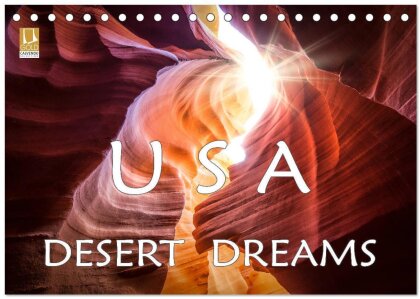 USA Desert Dreams (Tischkalender 2025 DIN A5 quer) - CALVENDO Monatskalender