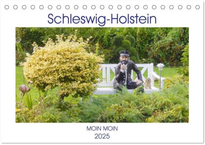 Schleswig-Holstein Moin Moin (Tischkalender 2025 DIN A5 quer) - CALVENDO Monatskalender