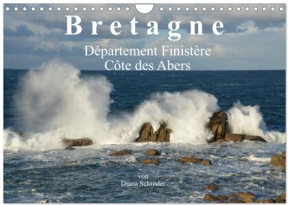 Bretagne. Département Finistère - Côte des Abers (Wandkalender 2025 DIN A4 quer), CALVENDO Monatskalender