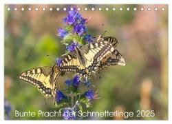 Bunte Pracht der Schmetterlinge (Tischkalender 2025 DIN A5 quer) - CALVENDO Monatskalender