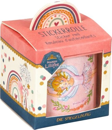 Stickerrolle - Prinzessin Lillifee - Spiegelburg-Nr. 22054 / Thekenaufsteller = 12 Exemplare