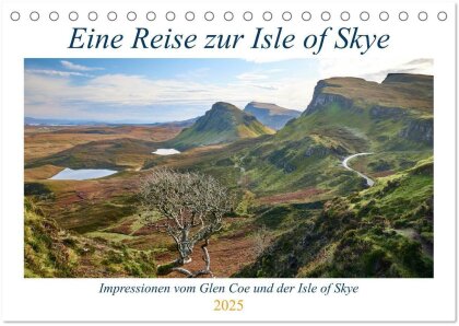 Eine Reise zur Isle of Skye (Tischkalender 2025 DIN A5 quer) - CALVENDO Monatskalender