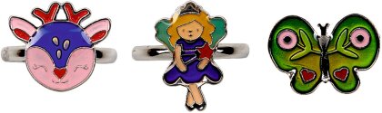 Stimmungsring - Prinzessin Lillifee, asort. - Spiegelburg-Nr. 22217 / Thekenaufsteller = 24 Exemplare