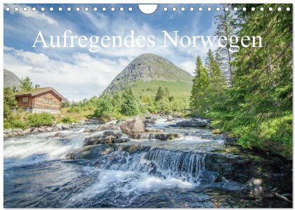 Aufregendes Norwegen (Wandkalender 2025 DIN A4 quer) - CALVENDO Monatskalender