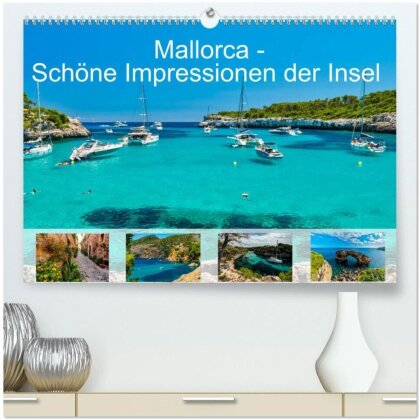 Mallorca - Schöne Impressionen der Insel (hochwertiger Premium Wandkalender 2025 DIN A2 quer), Kunstdruck in Hochglanz