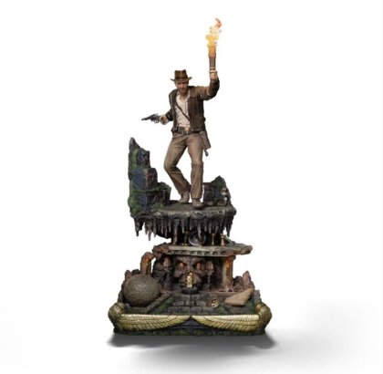 Iron Studios - Deluxe Art Scale 1/10 - Indiana Jones et les Aventuriers de l'arche perdue - Indiana Jones Statue 40cm