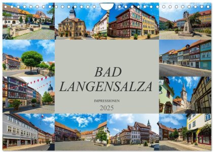 Bad Langensalza Impressionen (Wandkalender 2025 DIN A4 quer) - CALVENDO Monatskalender