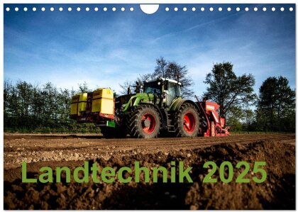 Landtechnik 2025 (Wandkalender 2025 DIN A4 quer) - CALVENDO Monatskalender