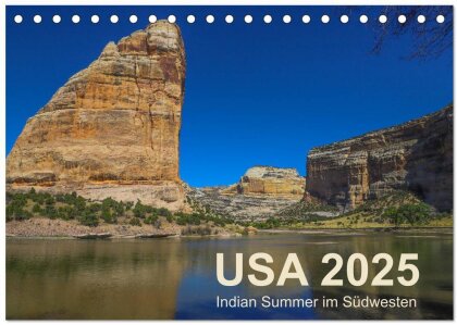 USA 2025 - Indian Summer im Südwesten (Tischkalender 2025 DIN A5 quer), CALVENDO Monatskalender