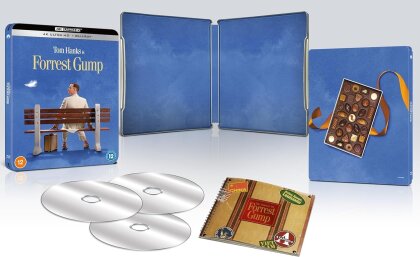 Forrest Gump (1994) (+ Booklet, Édition Limitée, Steelbook, 4K Ultra HD + 2 Blu-ray)