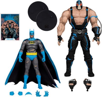 Dc Multiverse 7In With Megafig 2Pk - Batman Vs Ban