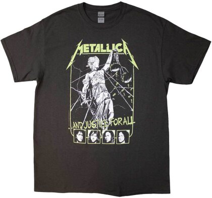 Metallica Unisex T-Shirt - Justice Faces