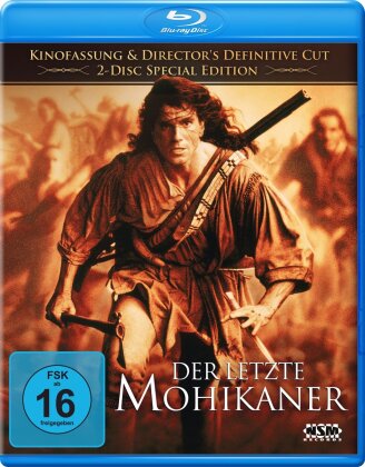 Der letzte Mohikaner (1992) (Director's Cut, Cinema Version, Special Edition, 2 Blu-rays)